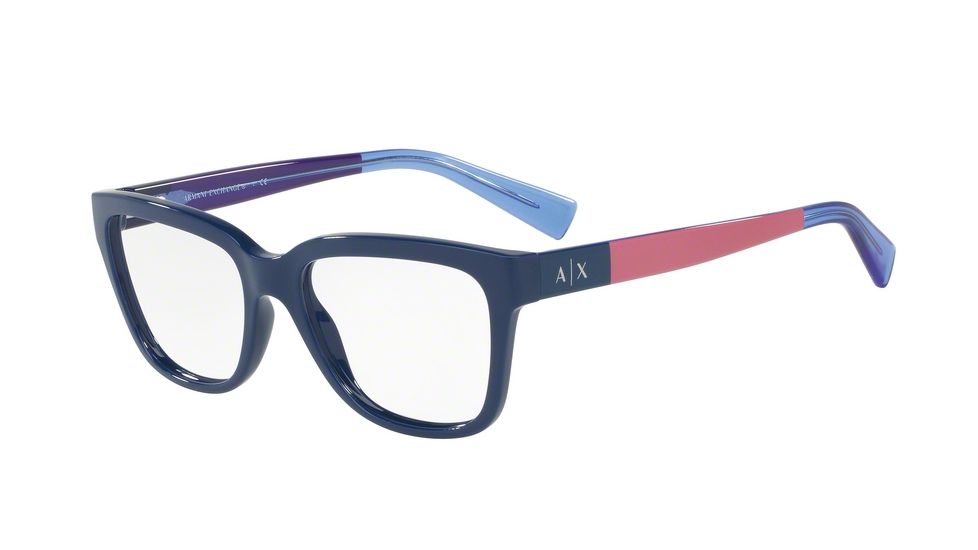 Armani Exchange AX3036F Bifocal Prescription Eyeglasses 8192-54 - Blue Frame