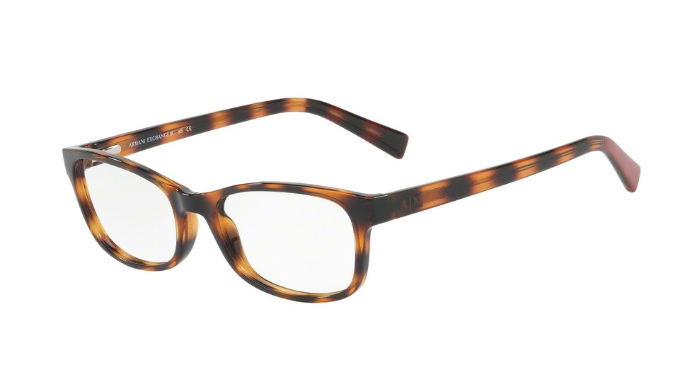 Armani Exchange AX3043 Bifocal Prescription Eyeglasses 8224-53 - Havana Frame