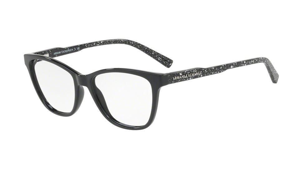 Armani Exchange AX3044 Progressive Prescription Eyeglasses 8158-53 - Black Frame