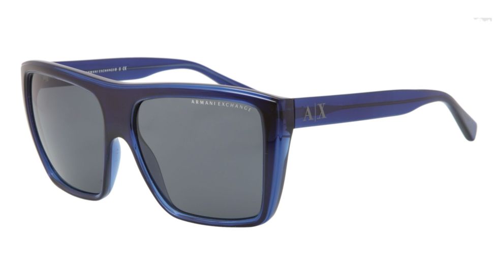 Armani Exchange AX4004 Bifocal Prescription Sunglasses AX4004-801787-59 - Lens Diameter 59 mm, Frame Color Marine/maritime