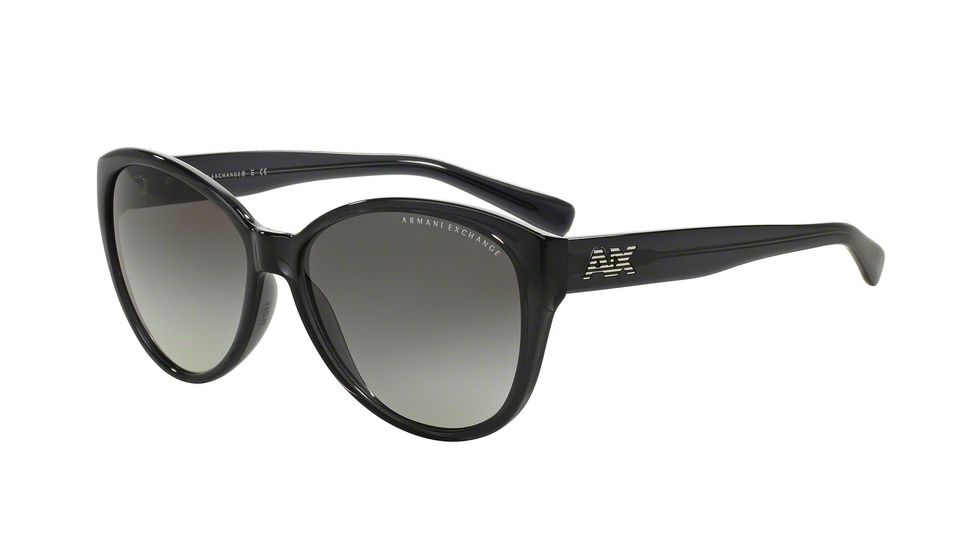 Armani Exchange AX4006 Bifocal Prescription Sunglasses AX4006-800511-59 - Lens Diameter 59 mm, Frame Color Black Transparent