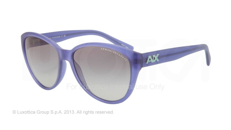 Armani Exchange AX4006 Bifocal Prescription Sunglasses AX4006-802411-59 - Lens Diameter 59 mm, Frame Color Matte Lavenderesque Trans.
