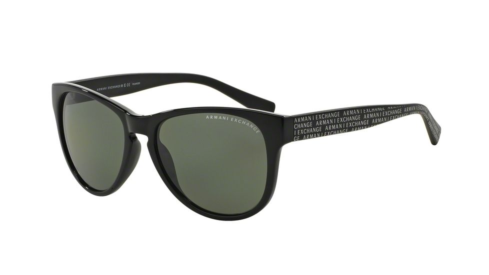 Armani Exchange AX4015 Bifocal Prescription Sunglasses AX4015-80049A-56 - Lens Diameter 56 mm, Frame Color Black