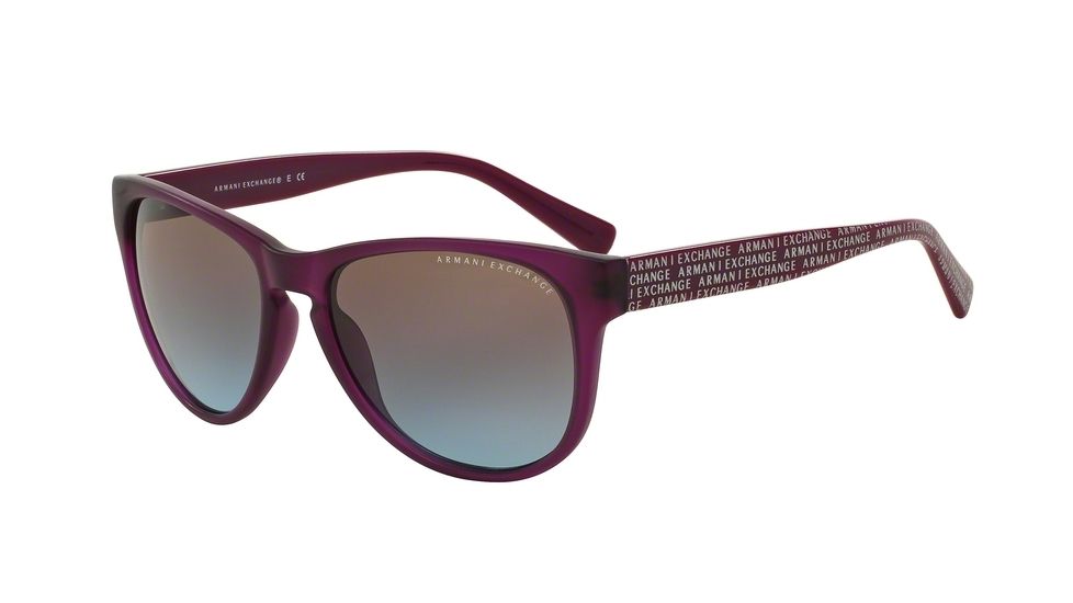 Armani Exchange AX4015 Bifocal Prescription Sunglasses AX4015-804248-56 - Lens Diameter 56 mm, Frame Color Matte Berry Jam