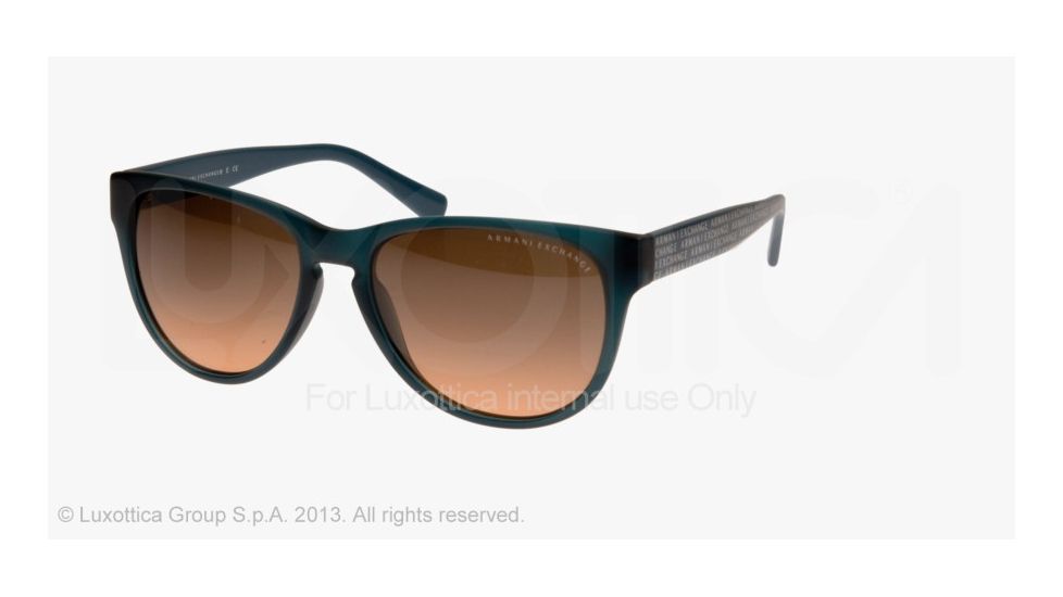 Armani Exchange AX4015 Bifocal Prescription Sunglasses AX4015-804395-56 - Lens Diameter 56 mm, Frame Color Matte Ocean Teal