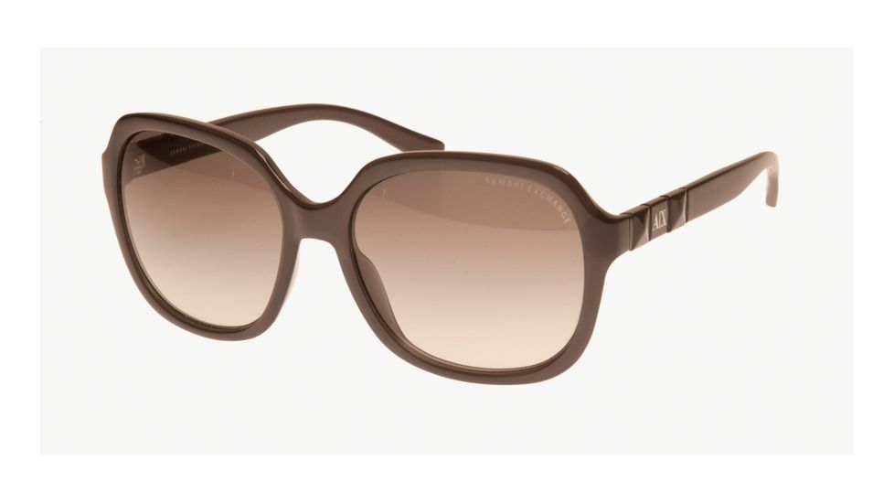 Armani Exchange AX4024S Single Vision Prescription Sunglasses AX4024S-800511-58 - Lens Diameter 58 mm, Frame Color Black Transparent