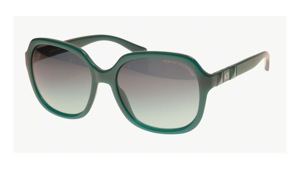 Armani Exchange AX4024S Single Vision Prescription Sunglasses AX4024S-80934S-58 - Lens Diameter 58 mm, Frame Color Poseidon Milky