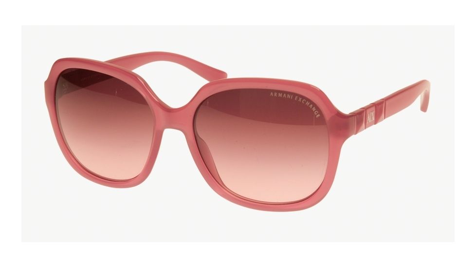 Armani Exchange AX4024S Single Vision Prescription Sunglasses AX4024S-80948H-58 - Lens Diameter 58 mm, Frame Color Roseberry Milky