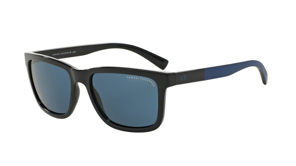 Armani Exchange AX4045S Bifocal Prescription Sunglasses AX4045S-817780-56 - Lens Diameter 56 mm, Frame Color Dark Blue