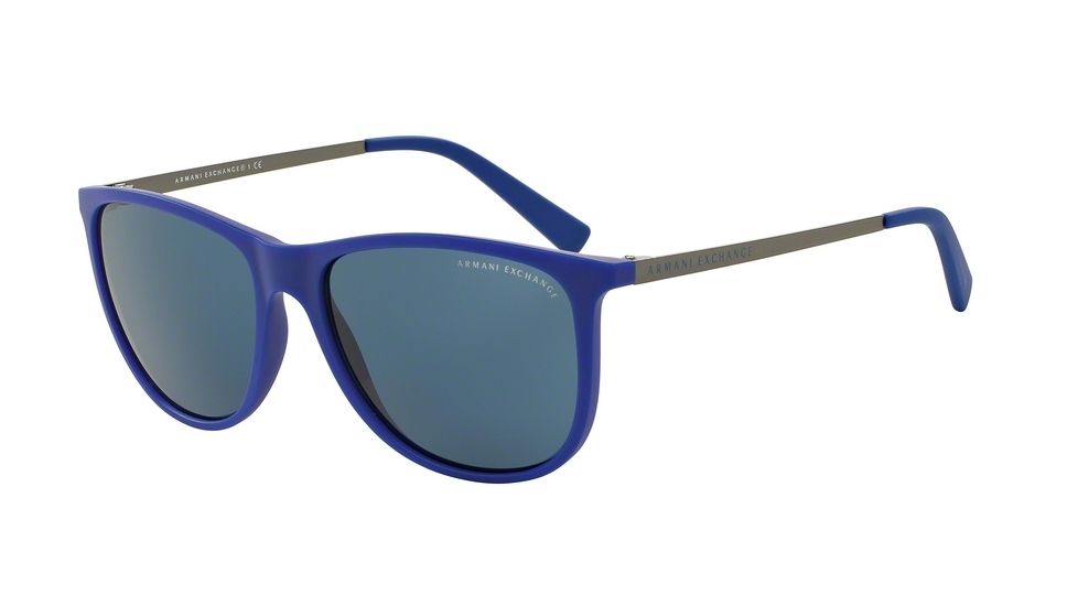 Armani Exchange AX4047S Bifocal Prescription Sunglasses AX4047S-816880-57 - Lens Diameter 57 mm, Frame Color Matte Elettric Blue