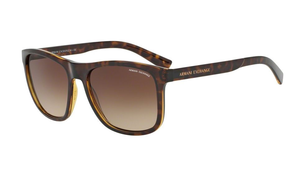 Armani Exchange AX4049S Bifocal Prescription Sunglasses AX4049S-803713-57 - Lens Diameter 57 mm, Frame Color Havana