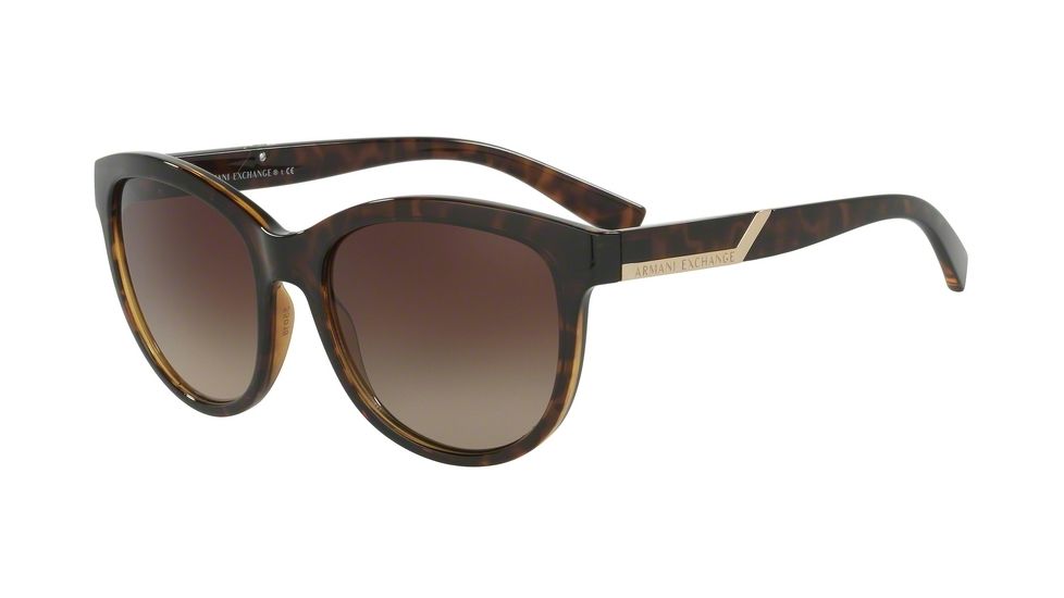 Armani Exchange AX4051S Bifocal Prescription Sunglasses AX4051S-803713-55 - Lens Diameter 55 mm, Frame Color Havana