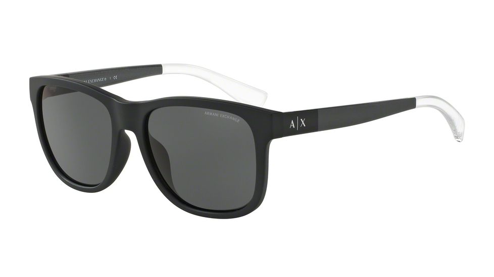 Armani Exchange AX4054SF Bifocal Prescription Sunglasses AX4054SF-807887-57 - Lens Diameter 57 mm, Frame Color Matte Black