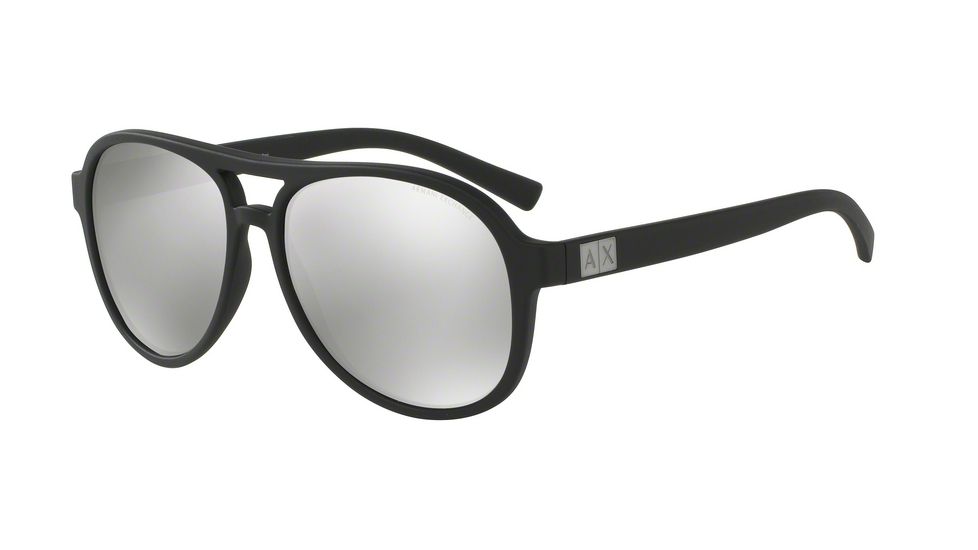 Armani Exchange AX4055SF Bifocal Prescription Sunglasses AX4055SF-80786G-58 - Lens Diameter 58 mm, Frame Color Matte Black