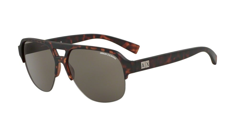 Armani Exchange AX4056S Bifocal Prescription Sunglasses AX4056S-802973-59 - Lens Diameter 59 mm, Frame Color Matte Tortoise
