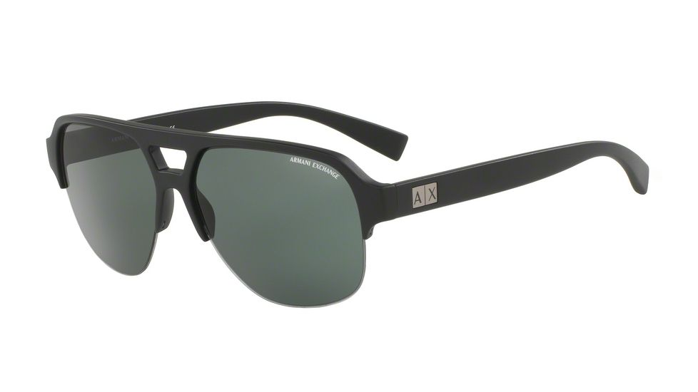 Armani Exchange AX4056S Bifocal Prescription Sunglasses AX4056S-807871-59 - Lens Diameter 59 mm, Frame Color Matte Black