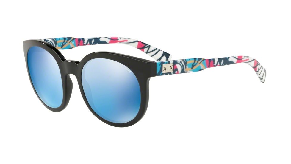 Armani Exchange AX4057S Bifocal Prescription Sunglasses AX4057S-826355-53 - Lens Diameter 53 mm, Frame Color Black