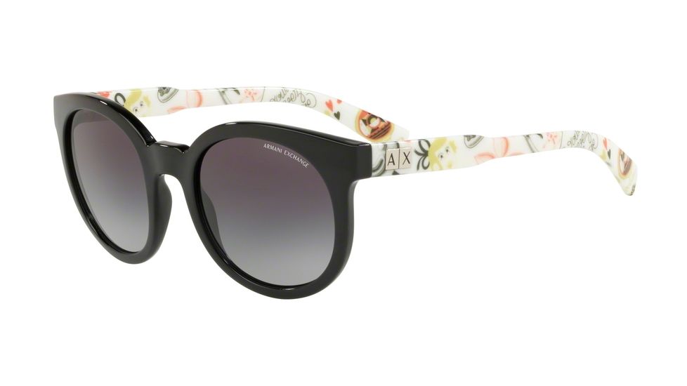 Armani Exchange AX4057S Bifocal Prescription Sunglasses AX4057S-82648G-53 - Lens Diameter 53 mm, Frame Color Black