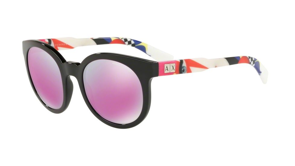 Armani Exchange AX4057S Bifocal Prescription Sunglasses AX4057S-82664X-53 - Lens Diameter 53 mm, Frame Color Black