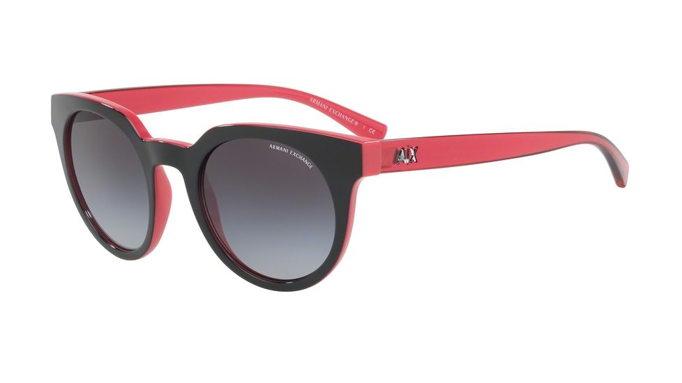 Armani Exchange AX4062S Bifocal Prescription Sunglasses AX4062S-82148G-50 - Lens Diameter 50 mm, Frame Color Dubarry/top Black