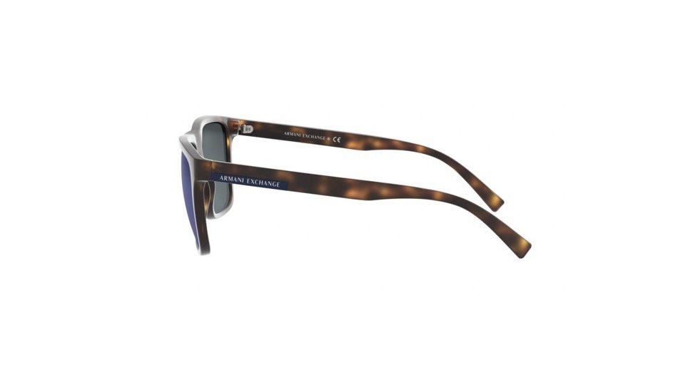 Armani Exchange AX4080S Progressive Prescription Sunglasses, 57mm, Matte Havana, AX4080S-802980-57-PRO