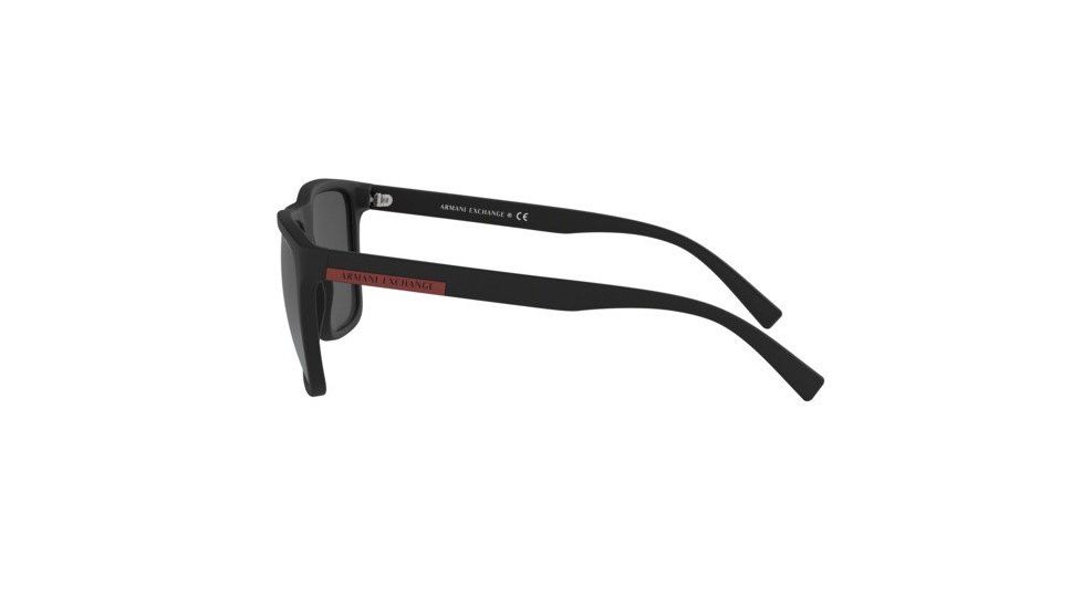 Armani Exchange AX4080S Progressive Prescription Sunglasses, 57mm, Matte Black, AX4080S-80786G-57-PRO