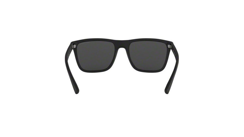 Armani Exchange AX4080S Progressive Prescription Sunglasses, 57mm, Matte Black, AX4080S-80786G-57-PRO