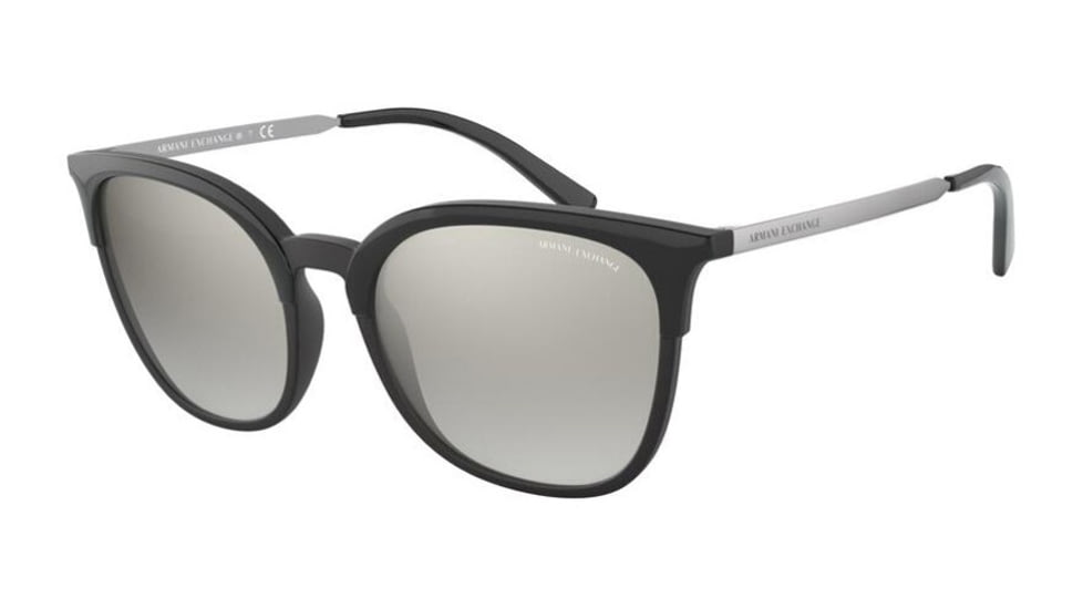Armani Exchange AX4091S Sunglasses 81586V-54 - , Light Grey Mirror Silver Grad Lenses