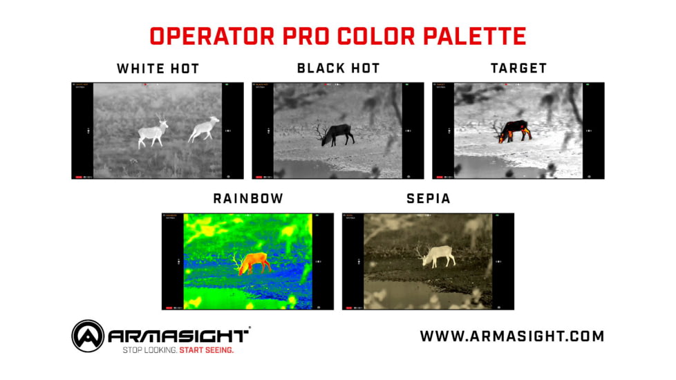 Armasight Operator 640 Pro 1-4x50mm Thermal Clip On