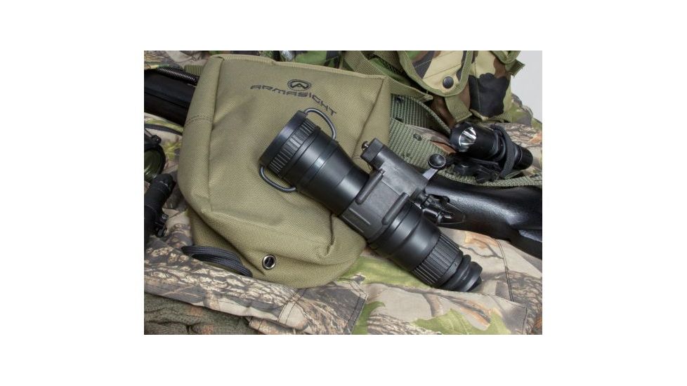 Armasight Avenger QS Night Vision Monocular 3X Magnification Gen 2+ Quick Silver White Phosphor, Black NSMAVENGE3Q6DI1