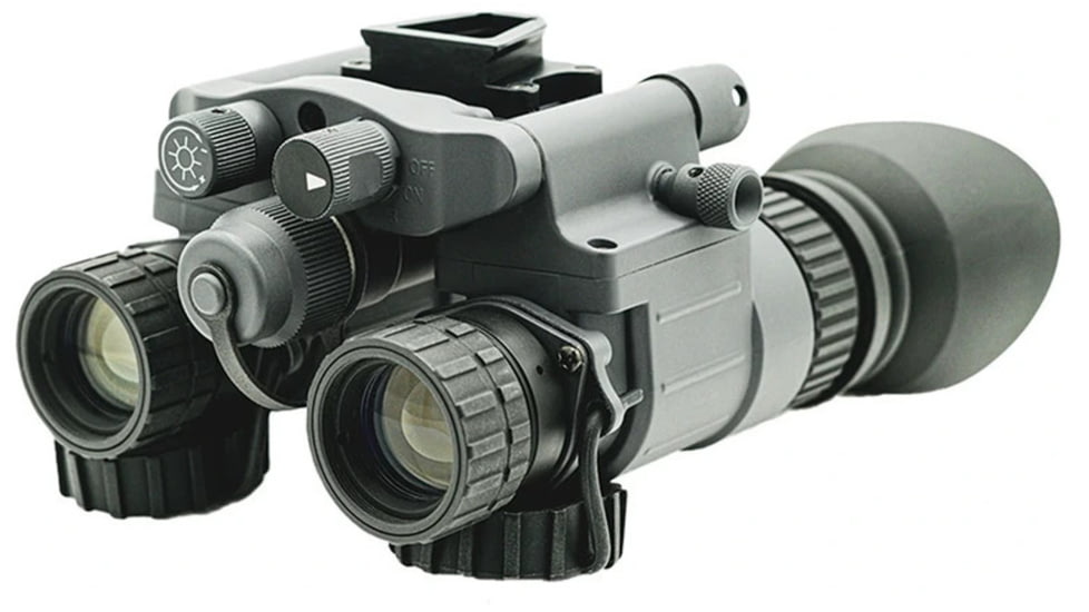 Armasight BNVD-40 Go Kit, Night Vision Binoculars w/ Battery Pack, Gen 3 Ghost White Phosphor IIT, 40 Degree FOV, Gray, Gray, NSGNYX15M4G9DBB2