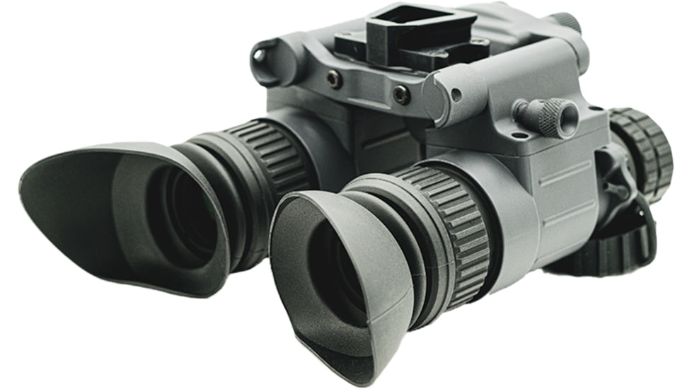 Armasight BNVD-40 1x27mm Dual-Channel Night Vision Binoculars, Powered By Pinnacle Gen 3 Ghost White Phosphor IIT, 40 Degree FOV, Gray, NSGNYX15M4G9DX2