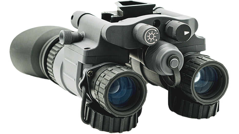 Armasight BNVD-40 1x27mm Dual-Channel Night Vision Binoculars, Powered By Pinnacle Gen 3 Ghost White Phosphor IIT, 40 Degree FOV, Gray, NSGNYX15M4G9DX2