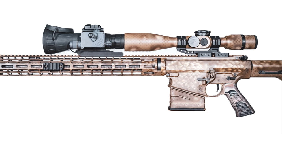 Rearmed, Armasight CO-LR Clip-On Night Vision for Long Range, Powered By Pinnacle Gen 3 Ghost White Phosphor IIT, Black, NSCCOLR001G9DX1-REARMED