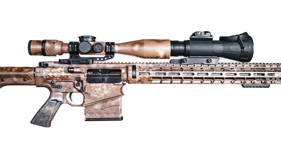 Rearmed, Armasight CO-LR Clip-On Night Vision for Long Range, Powered By Pinnacle Gen 3 Ghost White Phosphor IIT, Black, NSCCOLR001G9DX1-REARMED