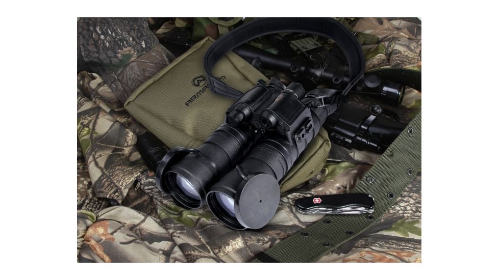 Armasight Eagle QS Dual Tube 3x Night Vision Binocular Gen 2Plus Quick Silver White Phosphor