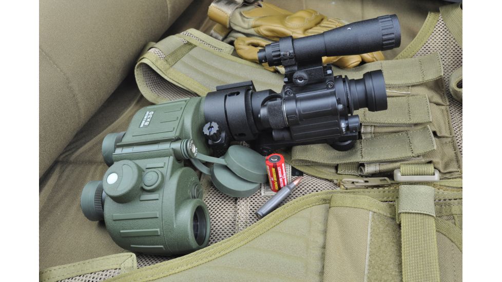 Armasight INTL CO-Mini QSi MG, Night Vision Mini Clip-On System Gen 2Plus Quick Silver White Phosphor w/ Manual Gain NSCCOMINI1Q9II1