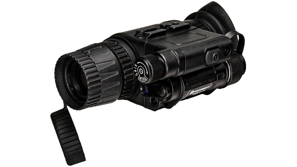 Armasight MNVD-40 1x19 Night Vision Monocular w/ Manual Gain, Gen 3, Ghost White Phosphor, 40 Degree FOV, 64-72 lp/mm, Black, NSMNYX14M4G9DA1