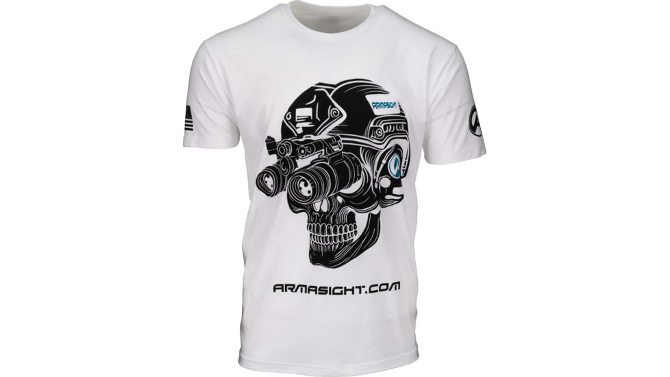 Armasight Night Ops T-Shirt - Mens, White, Extra Large, AATSNOWXLX