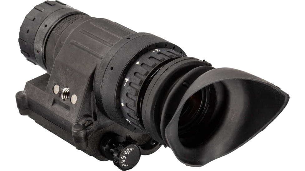 Armasight OPMOD PVS-14 Night Vision 1x26mm Monocular w/ 3x Magnifier, Gen 3, 72-81 lp/mm, Black, NAMPVS14OPG9D41