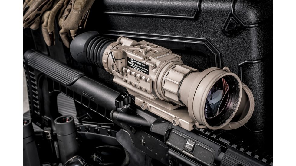 Armasight Zeus 336 5-20x75 Thermal Imaging Weapon Sight, FLIR Tau 2 336x256 17um 30 Hz Core, 75mm Lens, TAN
