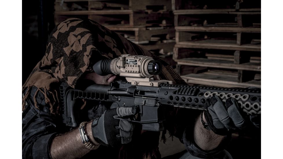 Armasight Zeus 336 5-20x75 Thermal Imaging Weapon Sight, FLIR Tau 2 336x256 17um 30 Hz Core, 75mm Lens, TAN