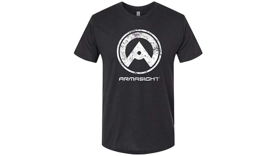 Armasight Vintage Logo T-Shirt, Graphite Black, Medium, AATSVINMXX