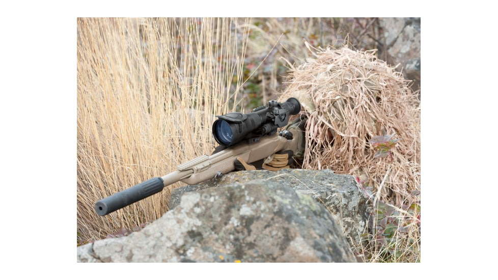 Armasight Vulcan 2.5-5x QS-HD MG - Compact Night Vision Rifle Scope Gen 2+ Quick Silver High Definition White Phosphor w/Manual Gain NRWVULCAN2Q9DH1