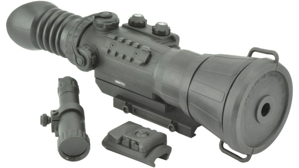 Armasight Vulcan 6X QSi MG Compact Professional 6x Night Vision Rifle Scope Gen 2+ Quick Silver White Phosphor w/ Manual Gain NRWVULCAN6Q9II1