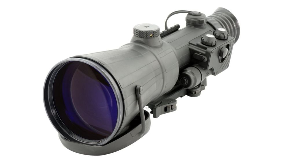 Armasight Vulcan 8X QS MG - Professional 8x Night Vision Rifle Scope Gen 2+ Quick Silver White Phosphor w/Manual Gain w/XLR-IR850 Extra Long Range Infrared Illuminator NRWVULCAN8Q9DI1