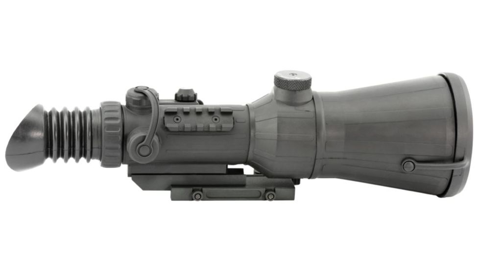Armasight Vulcan 8X QS MG - Professional 8x Night Vision Rifle Scope Gen 2+ Quick Silver White Phosphor w/Manual Gain w/XLR-IR850 Extra Long Range Infrared Illuminator NRWVULCAN8Q9DI1