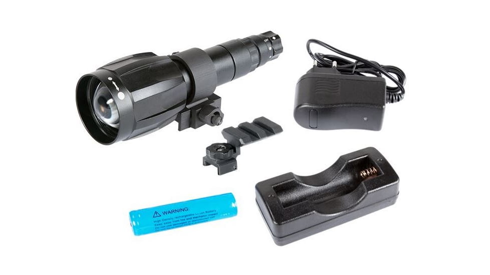 Armasight XLR-IR850 Detachable X-Long Range Infrared Illuminator w/IRDS Adapter No. 115, Rechargeable Battery, and Charger, fits Dark Strider ANKIXLR023