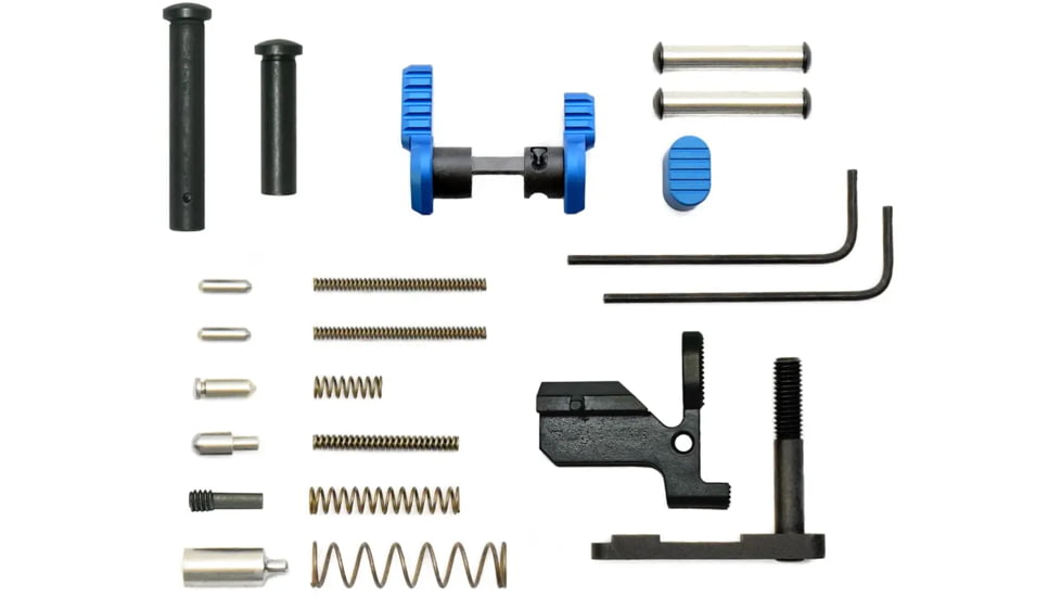 Armaspec AR10 Gun Builders Kit, SS/Blue, ARM150-BLU
