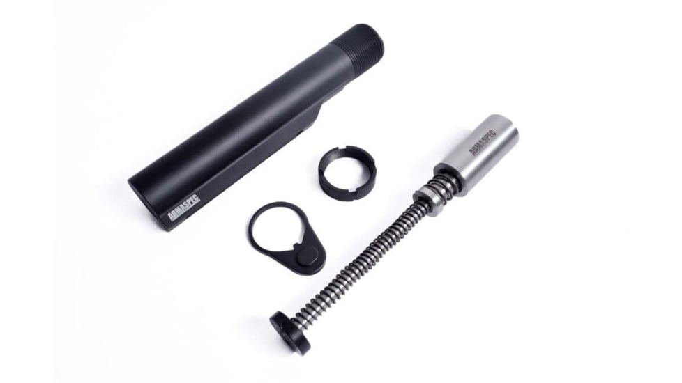 Armaspec AR15 GEN4 BB Stealth Recoil Spring Buffer Kit, Stainless/Black, ARM263-BB